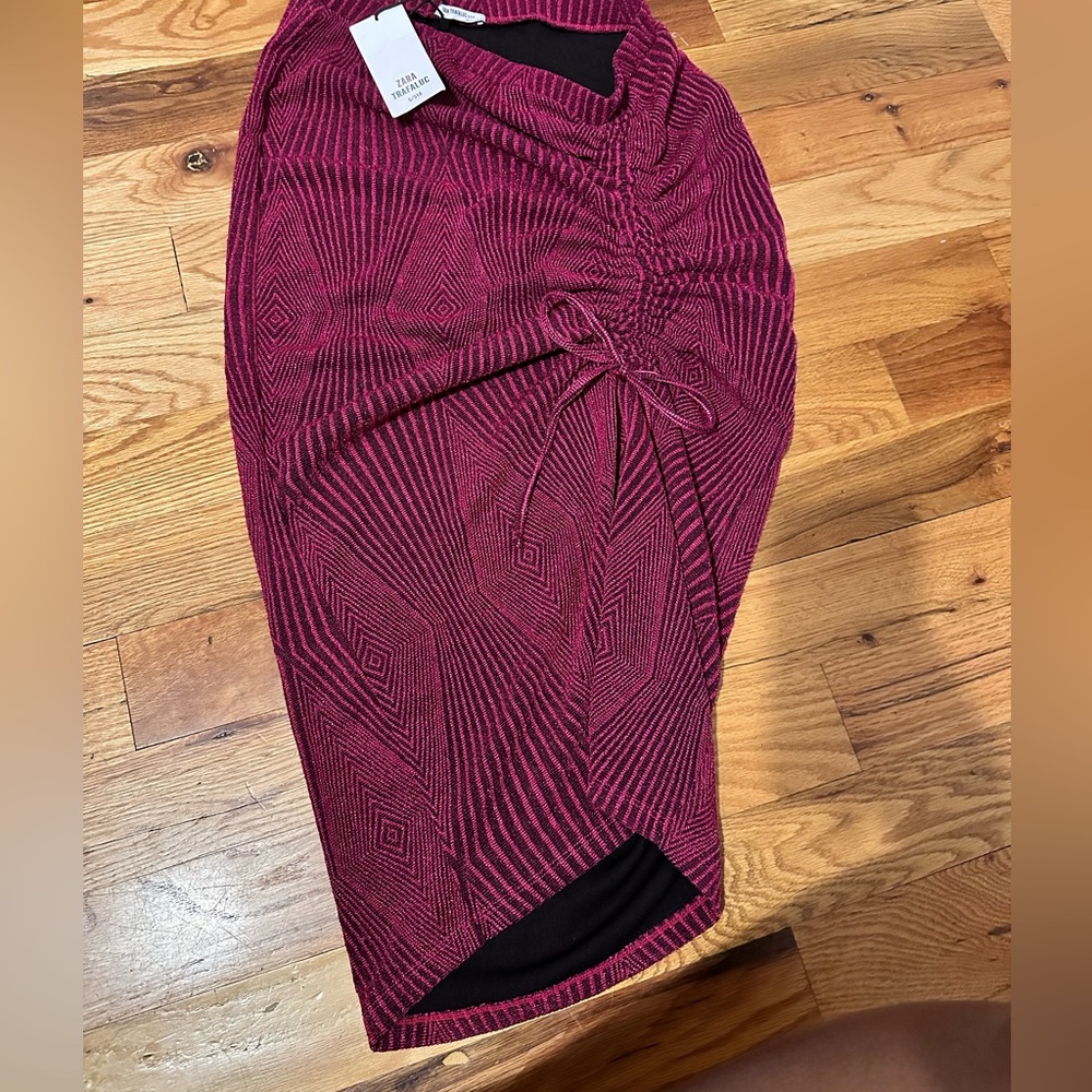 Zara Trafaluc S/18 Shimmer skirt and matching top.